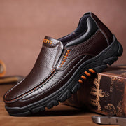 Fashionable Breathable Soft Sole Business Leather Shoes - MRSLM