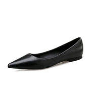 Women's suede flat-heel shoes, view 3 - MRSLM