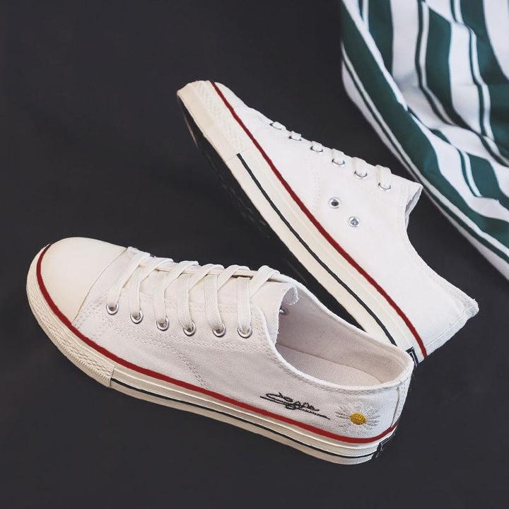 Canvas Shoes Men's Korean Style Trend All-Match Casual Shoes Men's Summer Breathable Shoes - MRSLM