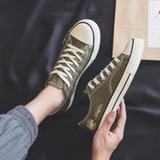 Men's lace-up canvas shoes, view 4 - MRSLM
