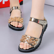 Big kids' soft-soled flat beach sandals - MRSLM
