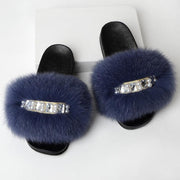 Simple fur slippers, view 10 - MRSLM