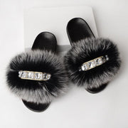 Simple fur slippers - MRSLM