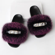 Simple fur slippers, view 4 - MRSLM