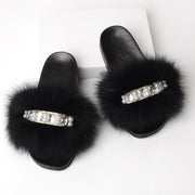 Simple fur slippers, view 15 - MRSLM