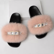Simple fur slippers, view 16 - MRSLM