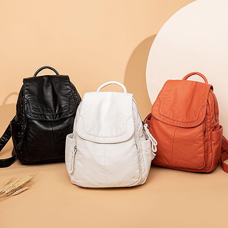 casual soft ladies small backpack, view 4 - MRSLM