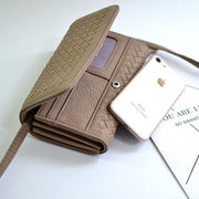 handmade woven long wallet bag for women, view 2 - MRSLM