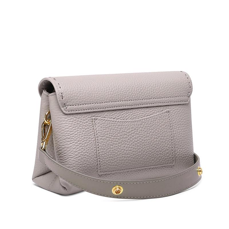 cowhide crossbody small square bag, view 4 - MRSLM