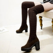 slim stretch over-the-knee boots, view 4 - MRSLM