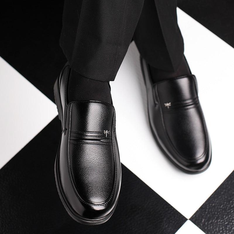 Men's business casual leather shoes, view 2 - MRSLM