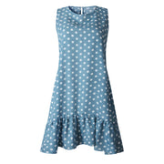 Ruffled summer dress for women, view 18 - MRSLM