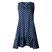 Ruffled summer dress for women, view 2 - MRSLM