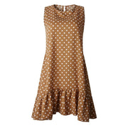Ruffled summer dress for women, view 4 - MRSLM