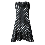 Ruffled summer dress for women, view 5 - MRSLM