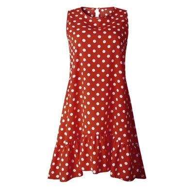 Ruffled summer dress for women, view 7 - MRSLM