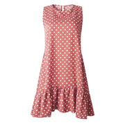 Ruffled summer dress for women, view 8 - MRSLM