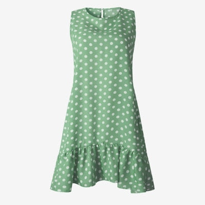Ruffled summer dress for women, view 9 - MRSLM