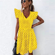 Ruffled summer dress for women, view 12 - MRSLM