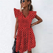 Ruffled summer dress for women, view 13 - MRSLM