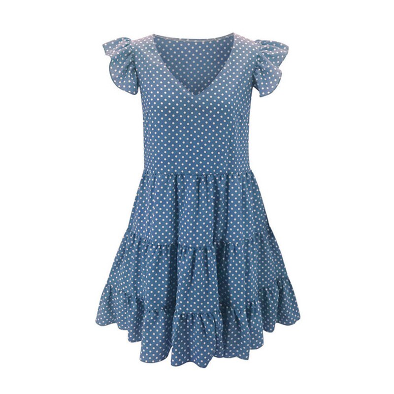 Ruffled summer dress for women, view 14 - MRSLM