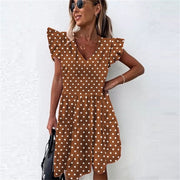 Ruffled summer dress for women, view 15 - MRSLM