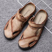 men's casual cowhide sandals, view 8 - MRSLM