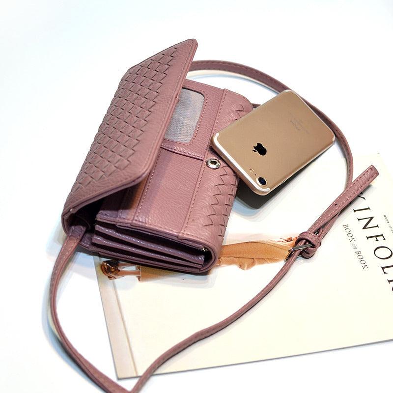 handmade woven long wallet bag for women, view 7 - MRSLM