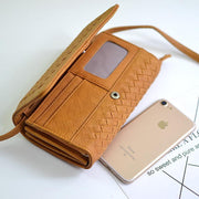handmade woven long wallet bag for women - MRSLM