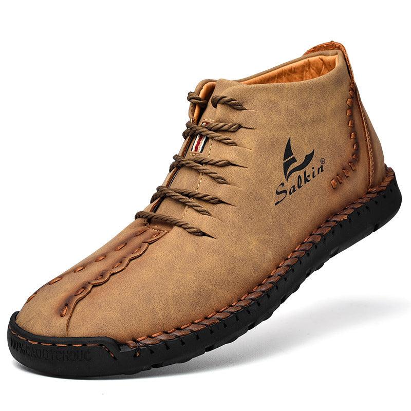 Men's casual microfiber boots, view 3 - MRSLM