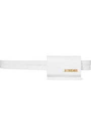 mini double belt crossbody card holder, view 4 - MRSLM