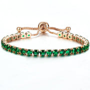 inlaid zircon push-pull bracelet - MRSLM