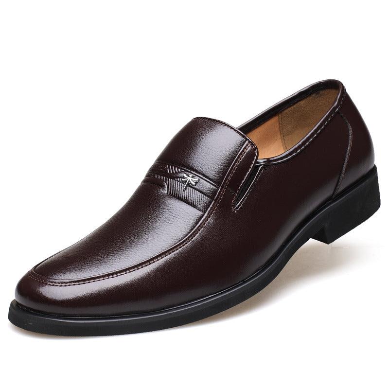Men's business casual leather shoes, view 4 - MRSLM