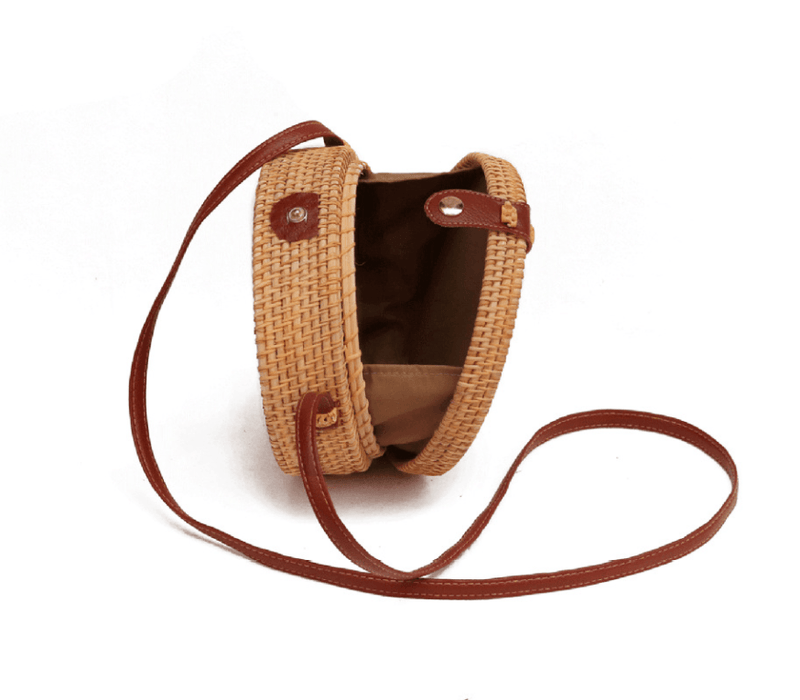 small round rattan bag, view 3 - MRSLM