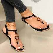women's flat casual flip flop sandals, view 4 - MRSLM