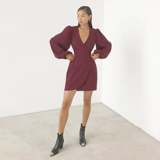 French lantern sleeve dress - MRSLM