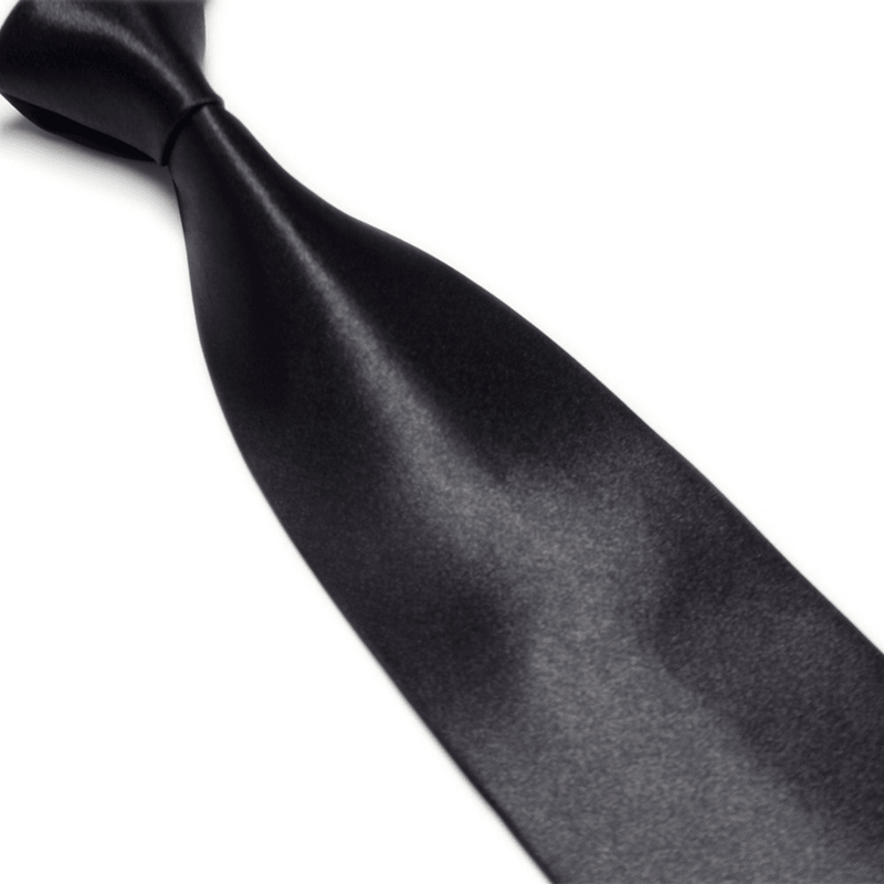 men's solid color wide tie, view 5 - MRSLM
