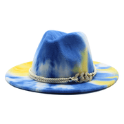 tie-dye felt jazz hat, view 5 - MRSLM
