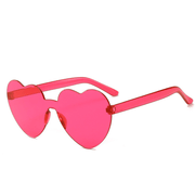 peach heart frameless sunglasses, view 21 - MRSLM