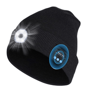 bluetooth headset hat, view 2 - MRSLM