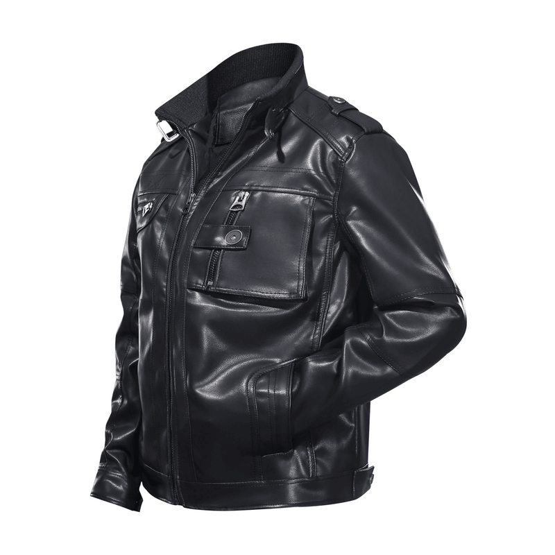men's stand collar jacket, view 3 - MRSLM