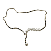 pearl metal braided waist chain belt - MRSLM