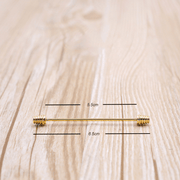 men's tie pin, view 2 - MRSLM