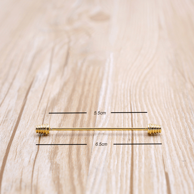 men's tie pin, view 2 - MRSLM