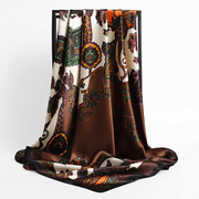 retro silk satin square scarf, view 16 - MRSLM