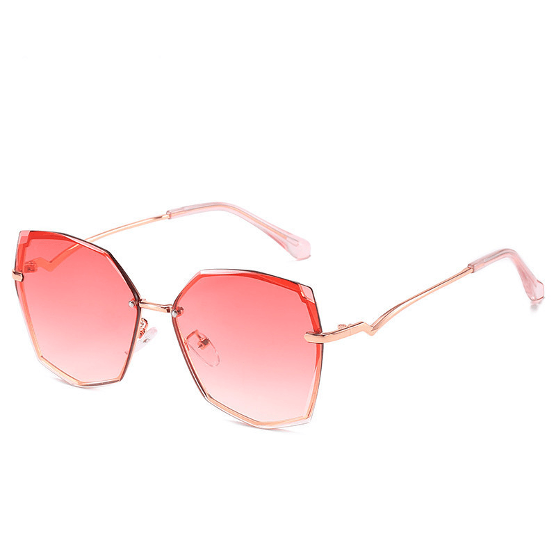 polygonal ocean lens sunglasses, view 3 - MRSLM