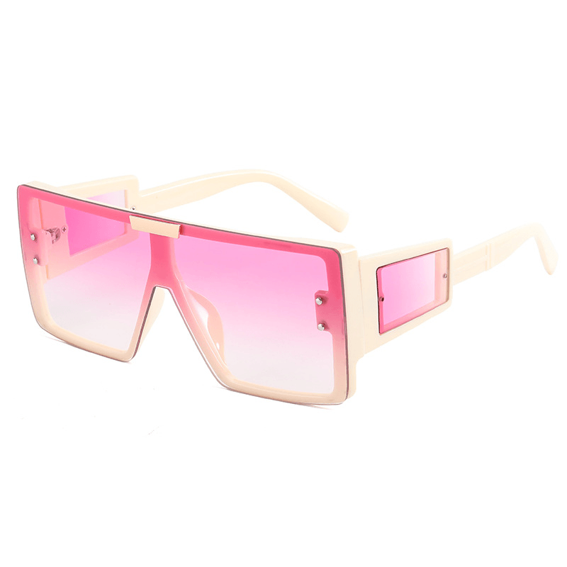 Fashion Big Frame Men and Women Wide-Leg Sunglasses