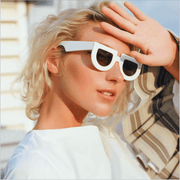 women's retro half-round sunglasses, view 4 - MRSLM