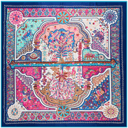 large square faux silk scarf, view 5 - MRSLM