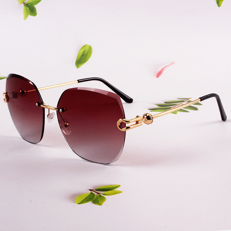 Planet-shaped rimless sunglasses, view 9 - MRSLM